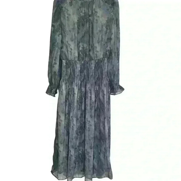 OPT Flowy Midi Dress|Multi blue|Elastic waist|Size M|Easter|Wedding guest - Picture 5 of 11